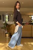 Made in Italy Conrad Body Skim Knit Jumper Coffee Bean 